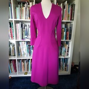 Rachel Roy Sculpted Dress in "Begonia" color